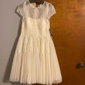 Ted Baker Dress Ivory